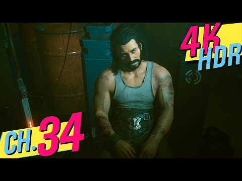 [4K HDR] Cyberpunk 2077 (100%, Very Hard, All Side Quests) Walkthrough Part 34 - Riders on the Storm