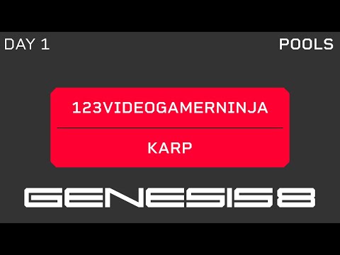 Nick Brawl @ Genesis 8 - 123VideoGamerNinja Vs. Karp