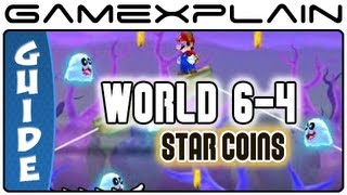 New Super Mario Bros. 2: Level 6-4 Star Coin Guide & Walkthrough (Nintendo 3DS)