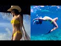 Kiara Advani Hot In The Sea Kiara Advani Swimming Time