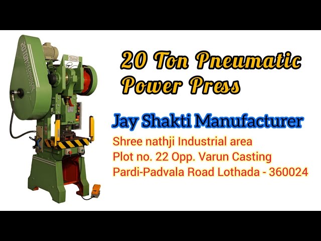 Machine Special Power Special Purpose Machine - 3 Ton Power Press Machine Manufacturer from ...