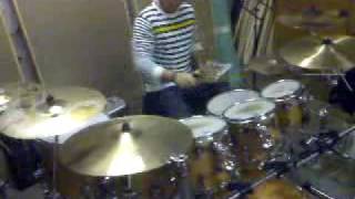 Matej Horvat on drums