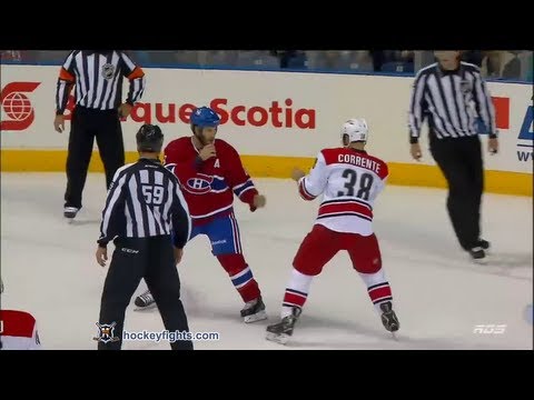 Brandon Prust vs Matthew Corrente