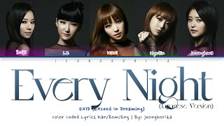 EXID (イーエックスアイディー) - &#39;Every Night (Japanese Version)&#39; (Color Coded Lyric Kan/Rom/Eng)
