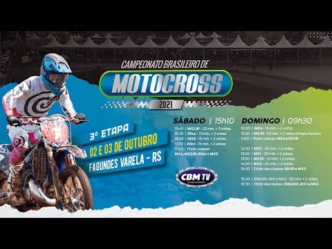 Campeonato Brasileiro de Motocross 2021 - 3ª etapa Fagundes Varela - Domingo