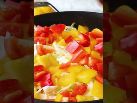 Kielbasa And Cabbage   😋  #Shorts