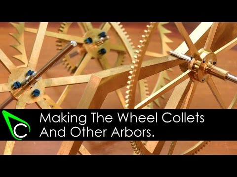 Clockmaking - How To Make A Clock - Part 12 - Making The Collets And Other Arbors