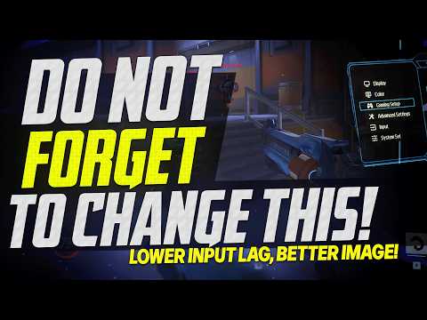 LOWER INPUT LATENCY in ALL Games and IMPROVE Visual Quality by Changing this!