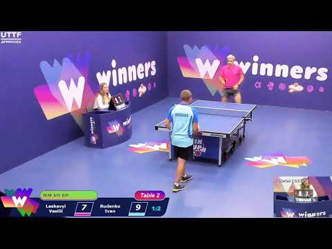 WINners CUP table 2  18.09  Laskavyi Vasilii - Rudenko Ivan  19:30