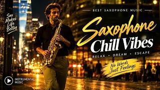 Saxophone Nights 🎷 Smooth Jazz Instrumental for Relaxing, Driving & Dreaming