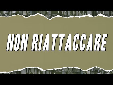 Gigi D'Alessio - Non riattaccare (Testo)