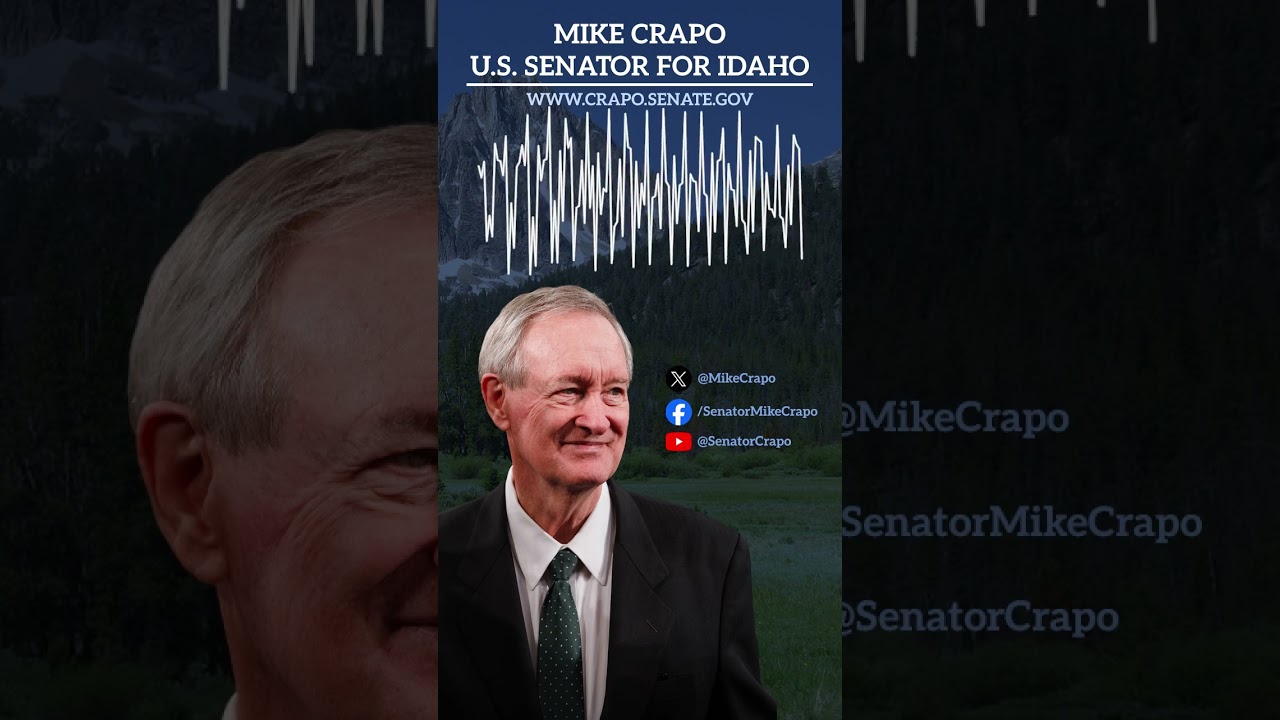 Video: Crapo recalls Graham's House-Senate service, frequent outreach, Ukraine sanctions work