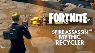 Fortnite: How To Get Spire Assassin's Mythic Recycler & Stats