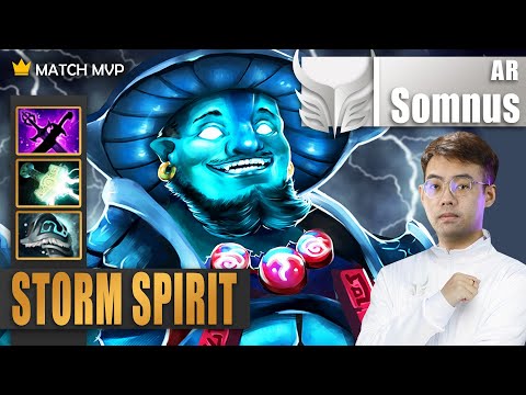Storm Spirit Mid | AR.Somnus | SOMNUS THE LEGENDARY CN MIDLANER IS BACK | 7.33c Gameplay Highlights