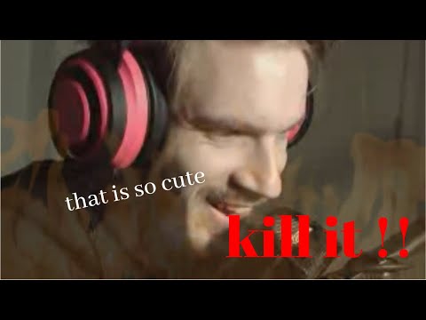 Pewdiepie Killing Cute Animals *Terraria* WARNING ANNOYING !!