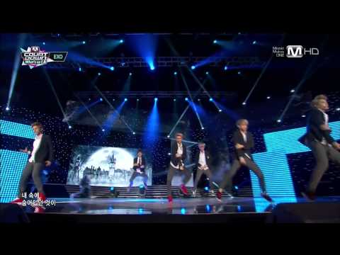 [EXO] Intro + 늑대와미녀(Wolf) 130829 Mnet M! Countdown in LA 엠카운트다운