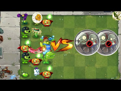 PvZ 2 - Random Team plant Vs  Hamster Ball Gargantuar Team - Which side will win ?