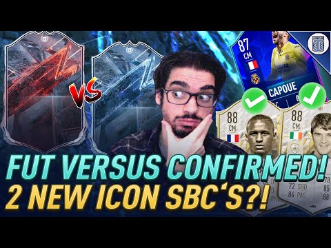 EA OFFICIALLY ANNOUNCES THE "FUT VERSUS" PROMO! 2 NEW ICON SBCS?! TOTGS CAPOUE FIFA 22 ULTIMATE TEAM