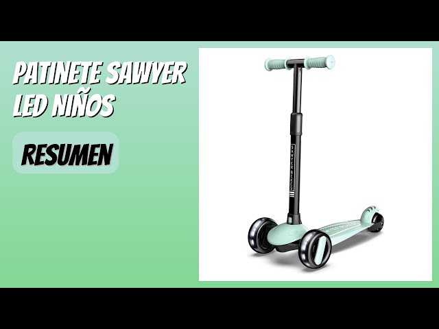 Vídeo relacionado con Sawyer Bikes - Patinete Ajustable y Plegable - Niños 6 a 12 Años (Azul)