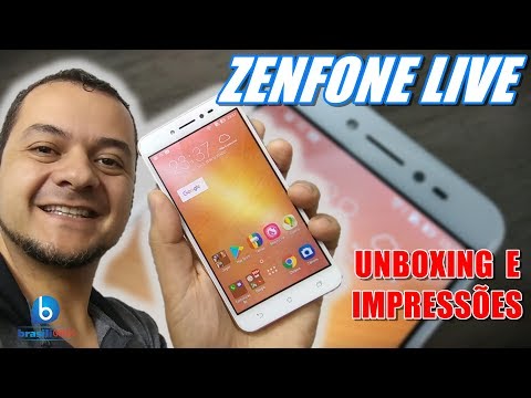 Zenfone Live - Lançamento da ASUS c/ TV Digital HD! Unboxing e Impressões