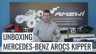 Amewi Mercedes-Benz Arocs Kipper Special Edition Unboxing & Erklärung