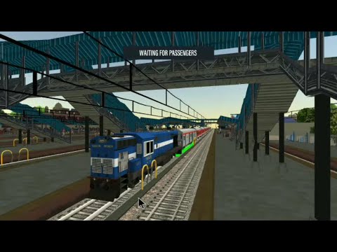 indian train simulator 2018 Prayagraj to New Delhi Rajdhani Express With Wdm3a Action Gameplay