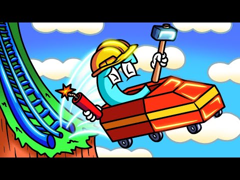 I Build Dumb Ragdoll Roller Coasters and Explode!