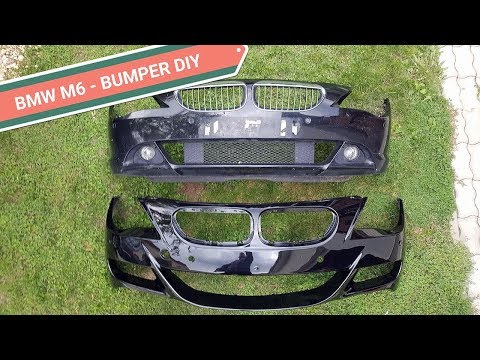 How To: BMW M6 front bumper install (E63 coupe )