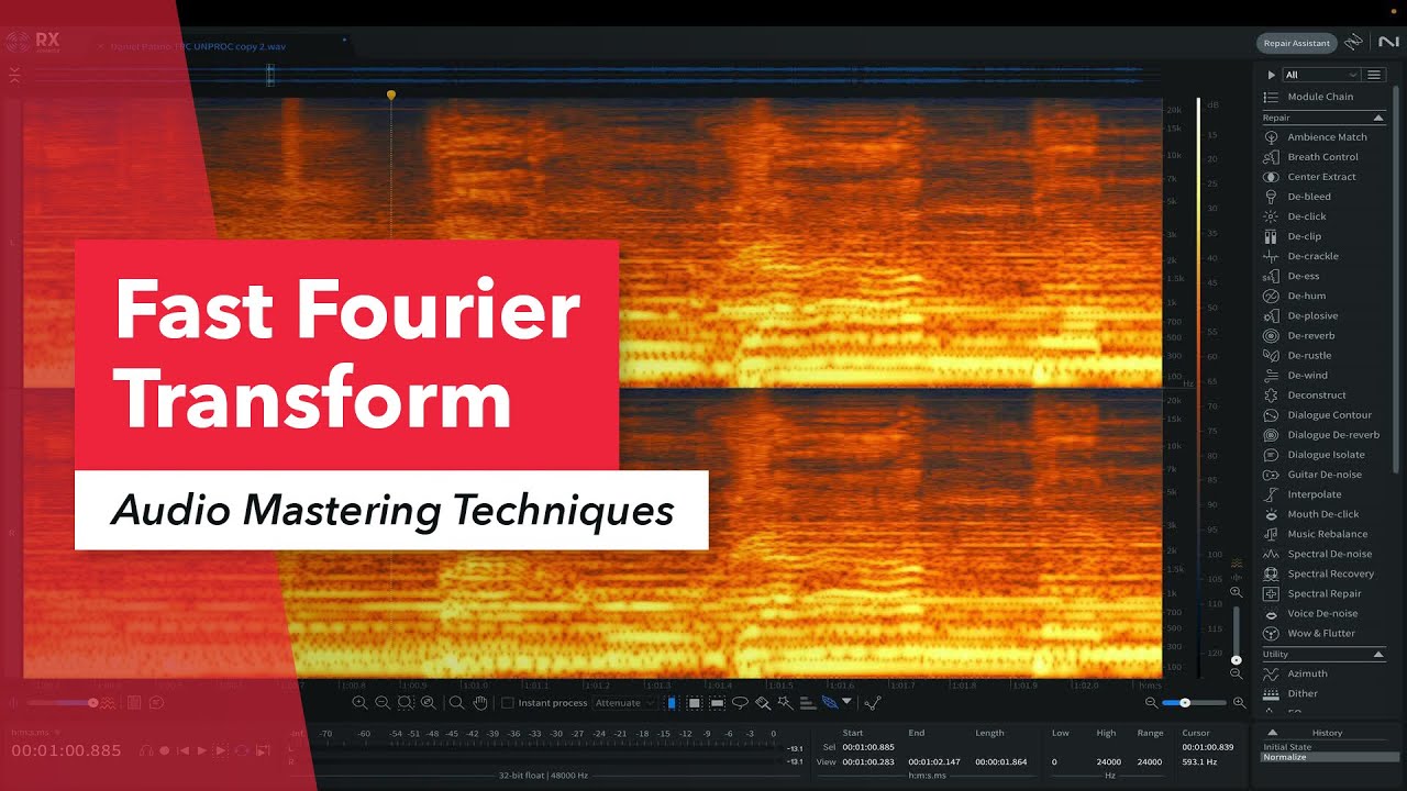 Mastering: Fast Fourier Transform (FFT) | Waveforms | iZotope RX | Music Production | Berklee Online