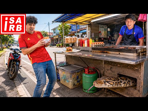 LETAK ULAR DI KEDAI BURGER : PRANK !!