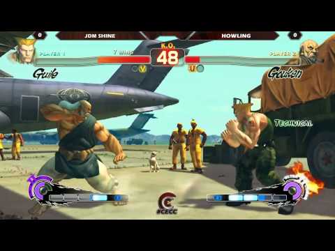 CECC Day 1 - SSF4AE2012 Top 16 to Top 8 - JDM.Shine vs Howling
