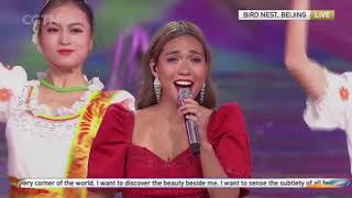 Aicelle Santos (Pinay Pride) at Beijing China Sings &quot;I want or Nais Ko&quot; HD Video