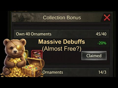 Evony | Massive Debuffs Almost Free | Ideal Land Collection Bonus
