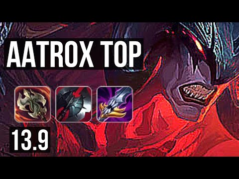 AATROX vs IRELIA (TOP) | 6.4M mastery, 2200+ games, 13/2/9, Legendary | KR Diamond | 13.9