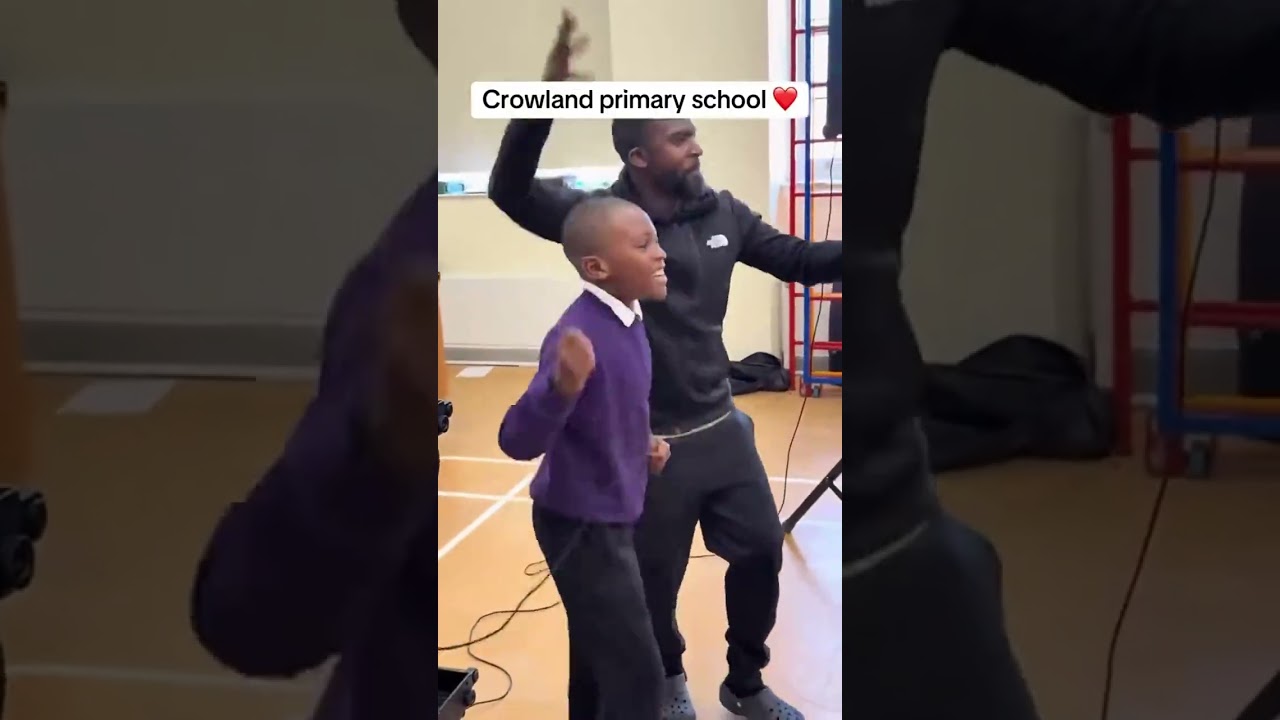 I visited crowlandprimaryschool 🔥❤️ Want me to visit your school? Drop a email 📧 to