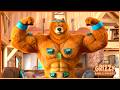 Body Building Bear Is Grizzy Stronger Than Superman 30 Compilation Cartoon For Kids
