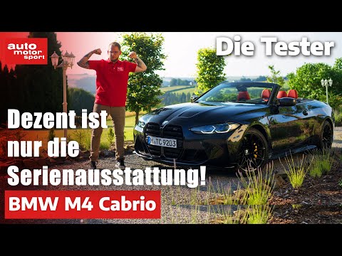 BMW M4 Competition Cabrio (510 PS): Dezent ist nur die Serienausstattung! - Test | auto motor sport