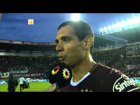 Sand: "Hay que jugar con cualquiera". Lanús 2 - Aldosivi 0. Fecha 14. Primera División 2016.