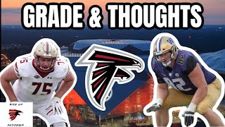 Atlanta Falcons 1st Round Grade &amp; Thoughts!! | Rise Up Rundown
