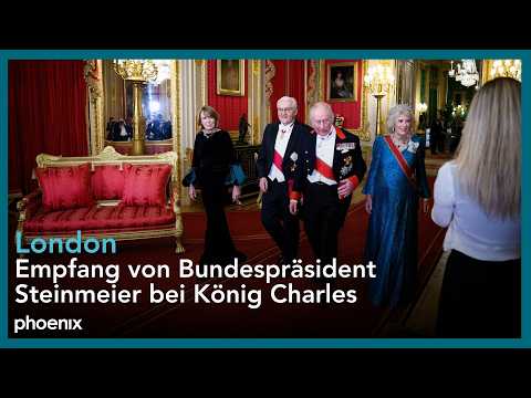 London: Empfang von Bundespräsident Steinmeier bei König Charles | 03.12.25