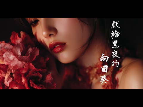 【暗黑童話】《獻給黑夜的向日葵》她在黑暗中摘了玫瑰，獻給心愛的姑娘... ｜霧月 Xiaoloulou｜(Official Lyric Video)
