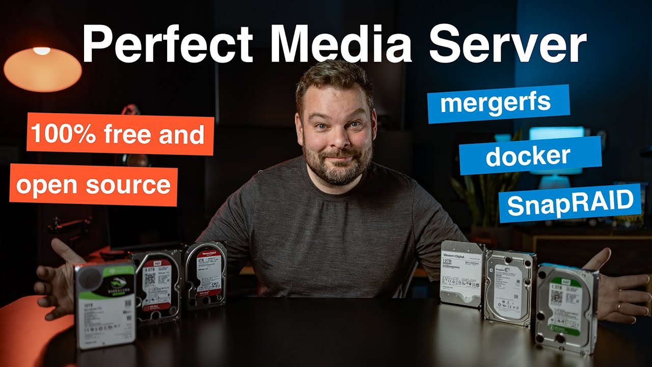 How to build the Perfect Media Server | Part 1 - The Tech Stack | mergerfs, SnapRAID, and docker.
