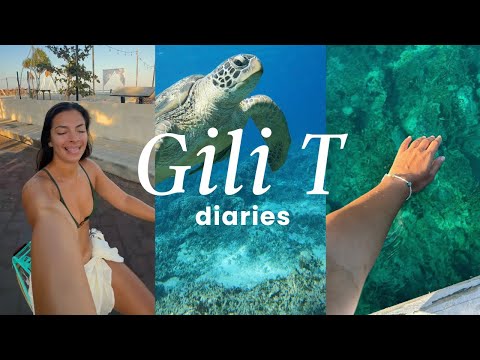 gili trawangan vlog | snorkelling with turtles, sunset spots + honest impressions🐢