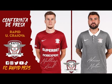 #LIVE | CONFERINȚĂ DE PRESĂ | RAPID - U.CRAIOVA