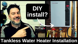 🌟 Tankless water heater installation. Thermomate 18KW tankless water heater [505]