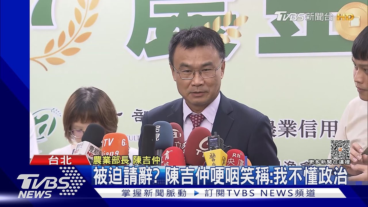 小英男孩請辭!陳吉仲哽咽稱「我不懂政治」
