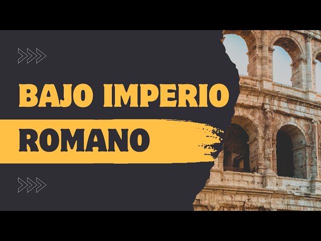 Vídeo relacionado con El Bajo Imperio romano (Historia universal. Antigua nº 15)