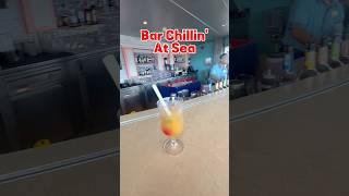 CRUISE Cocktail WITH A View #travel #shorts #cruiseship #seaday