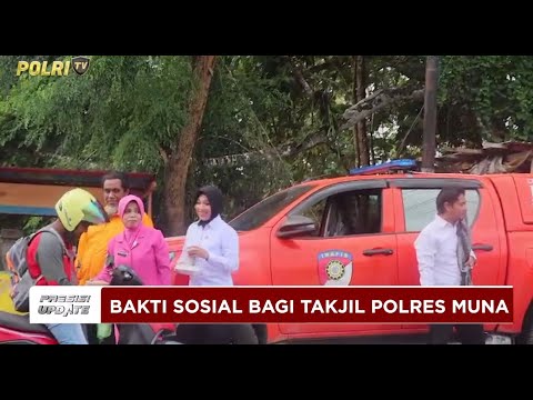 PRESISI UPDATE :  BAKTI SOSIAL BAGI TAKJIL POLRES MUNA 09/03/2025 (17.00)