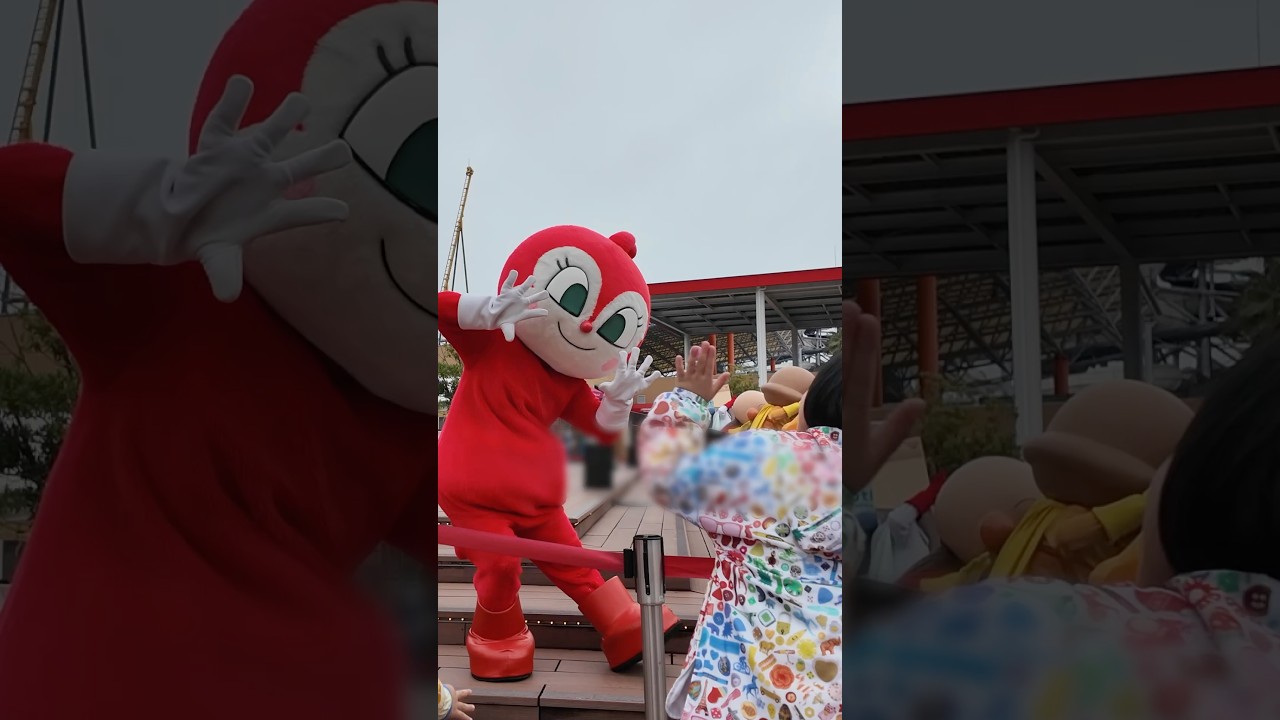 ドキンちゃんにファンサもらった!?💕名古屋アンパンマンミュージアムで大興奮のあのしーちゃん #shorts #あのしーちゃん